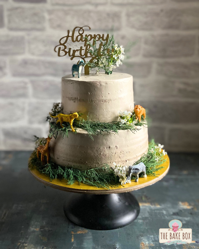 The-Bake-Box-Jungle-Theme-Cake-