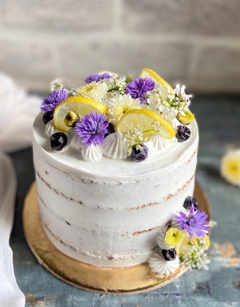 The Bake Box- Lemon Blueberry Cake