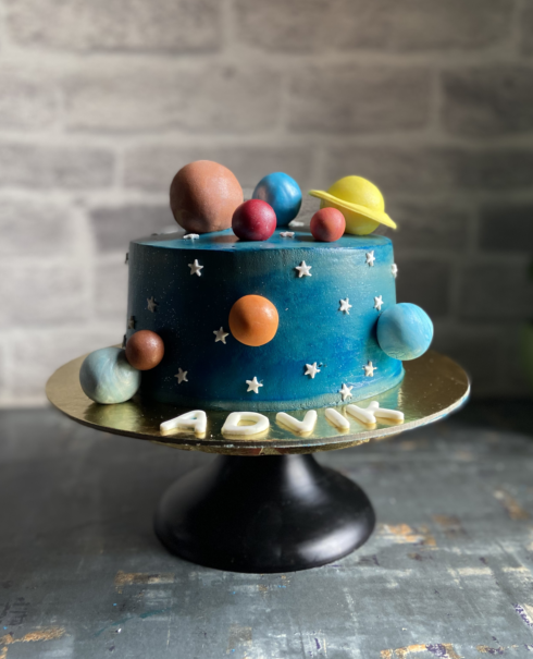 The Bake Box - Planet Theme Cake