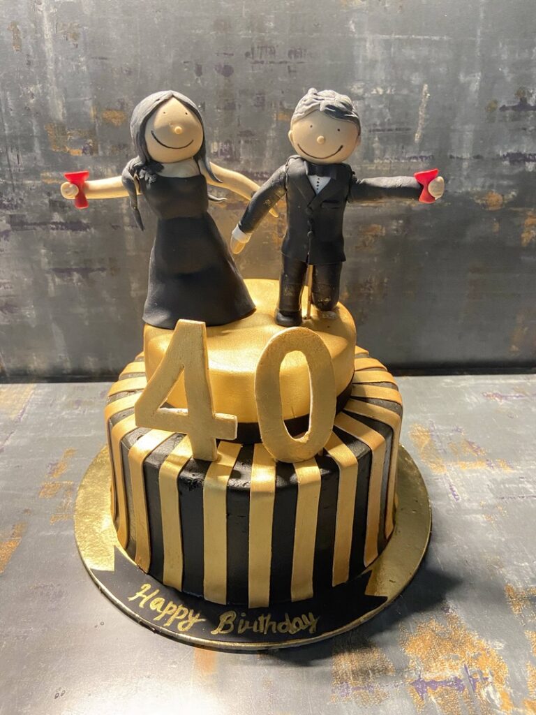 The Bake Box - 40Th Anniversary Cake