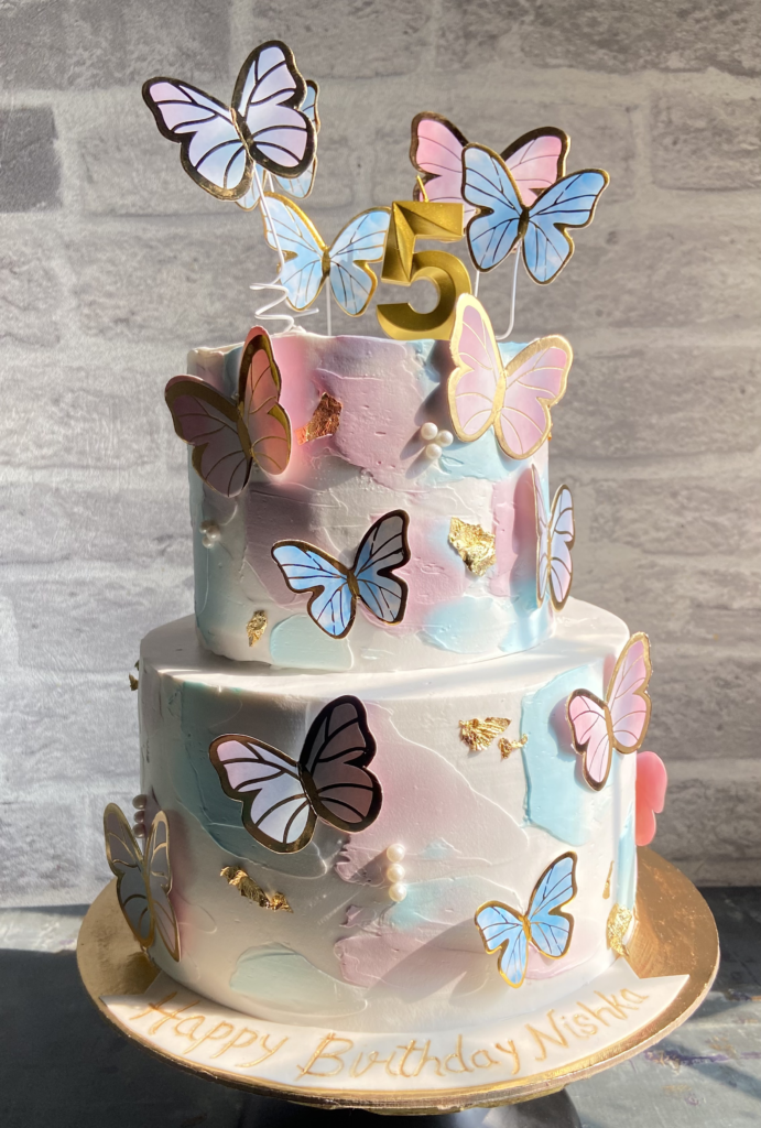 The Bake Box - Butterfly Theme Cake