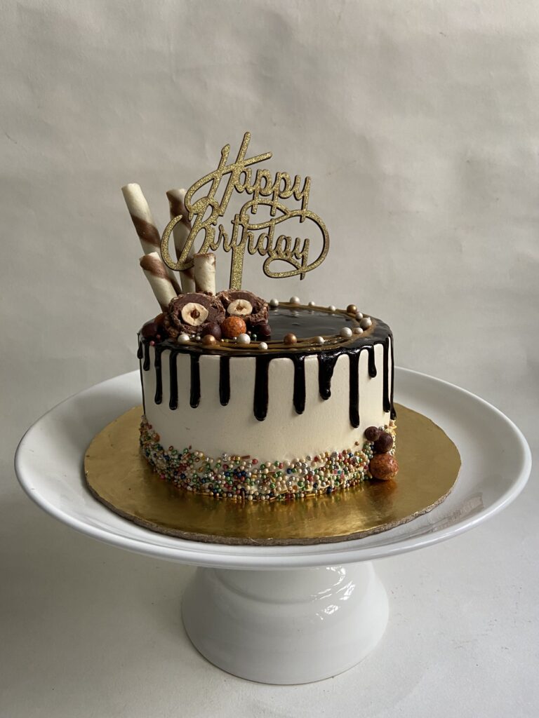 The Bake Box - Chocolate Hazelnut Drip cake