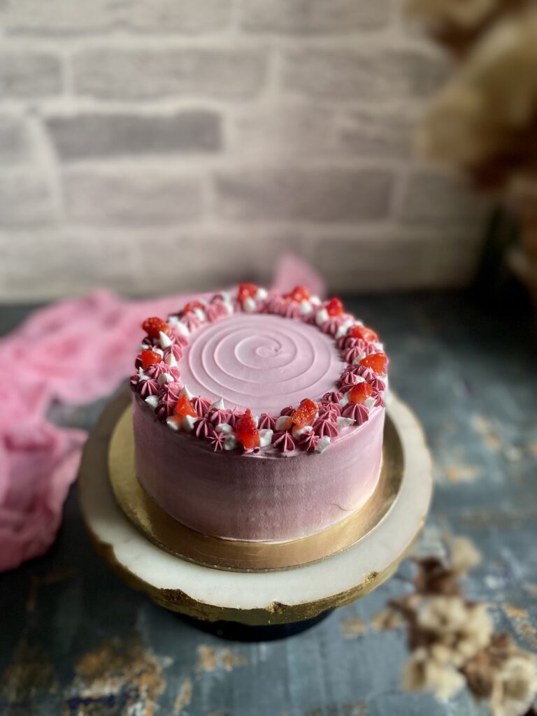 The Bake Box -Strawberry Vanilla Cake