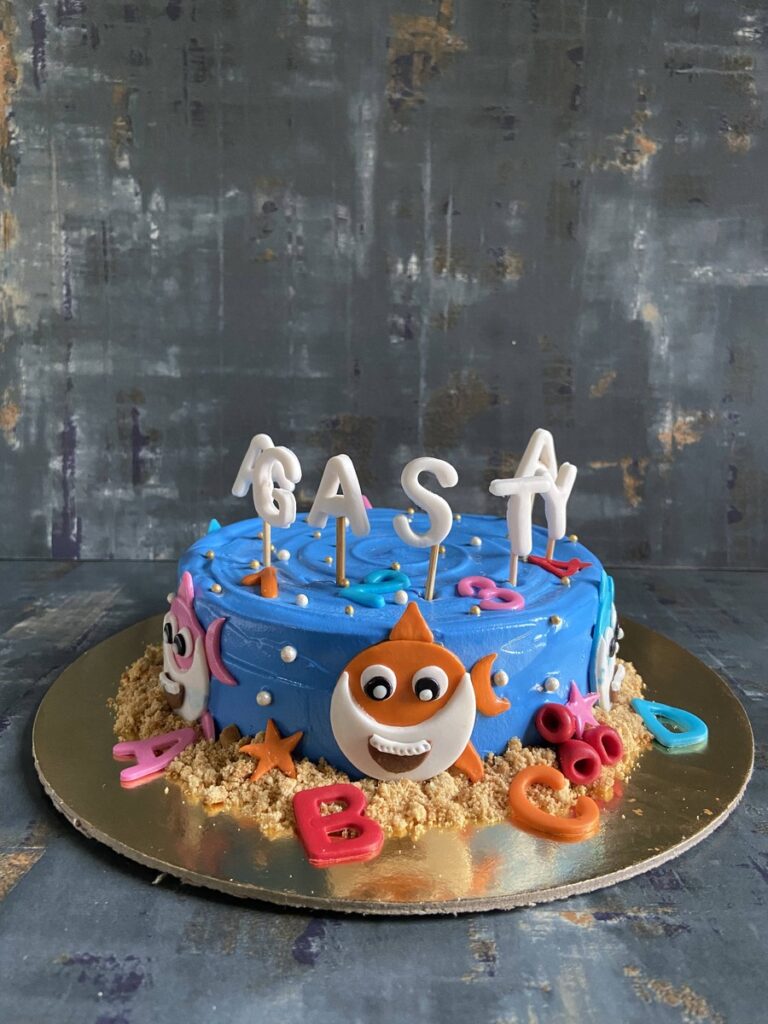 The Bake Box - Baby Shark Theme Cake