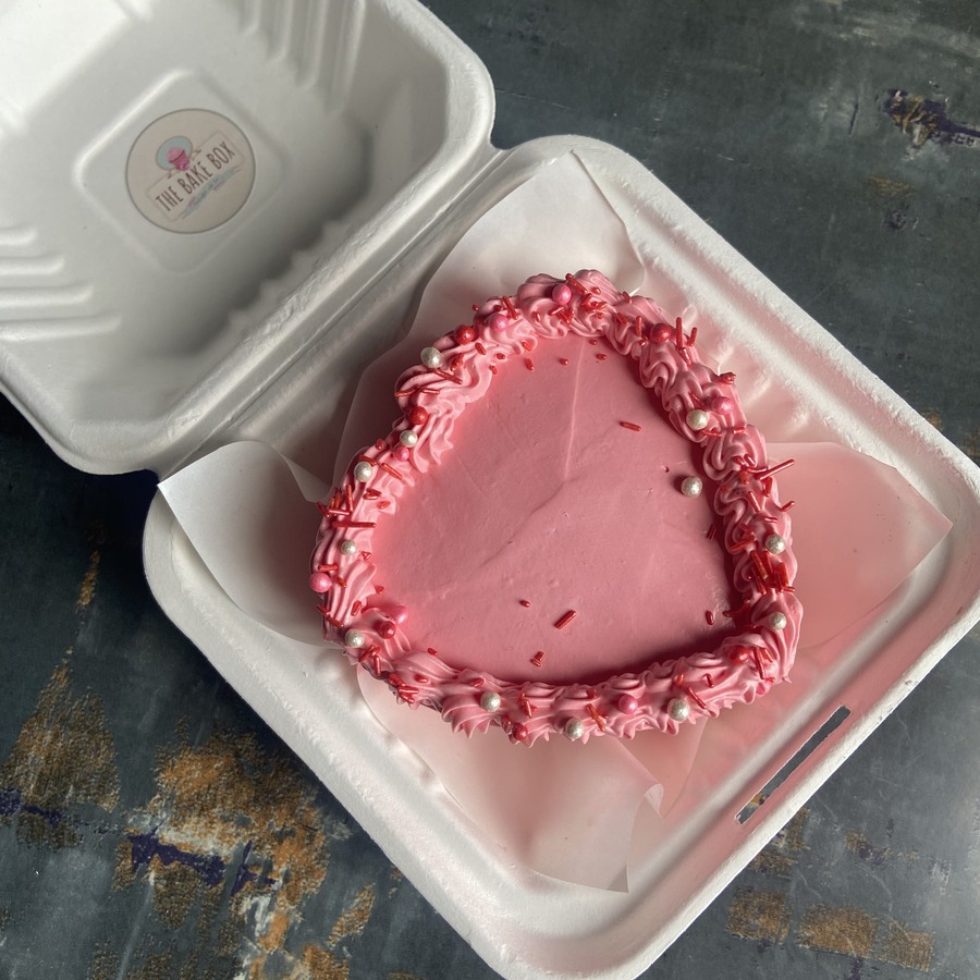 The Bake Box - Heart Bento Cake