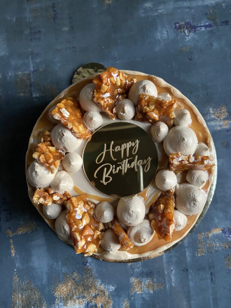 The Bake Box- Caramel & Cashew Praline Cake