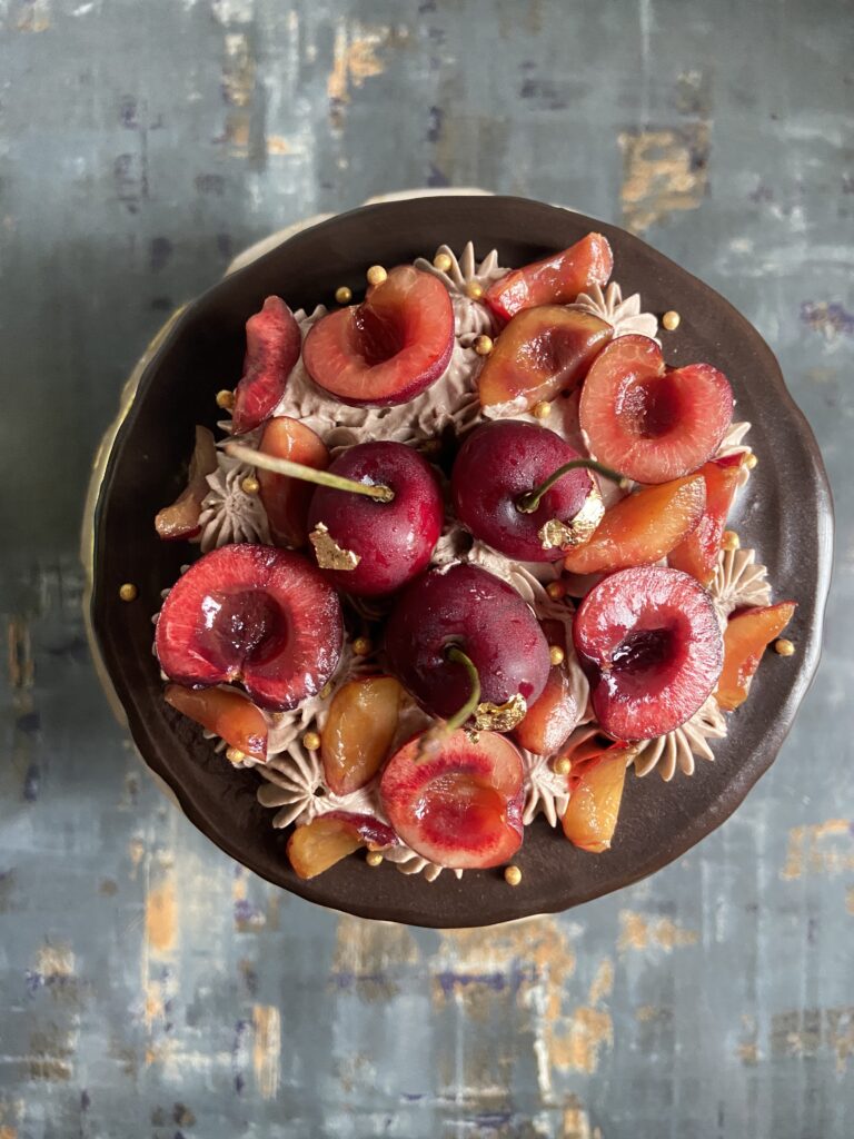 The Bake Box- Cherry Overloaded Cake